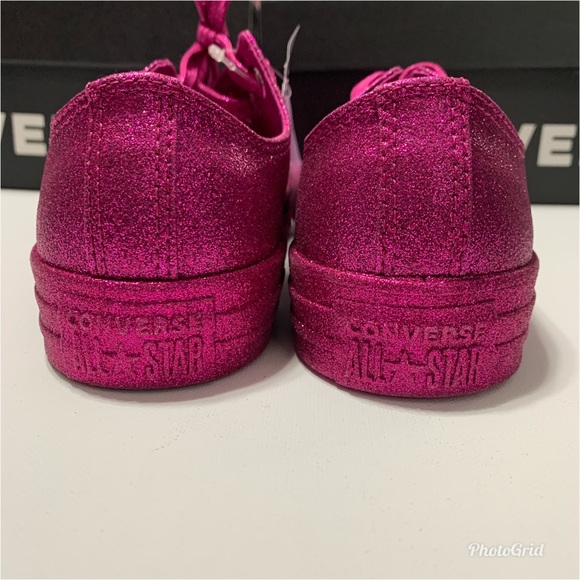Converse Chuck Taylor All Star Lo Glitter Sneaker - Picture 5 of 12